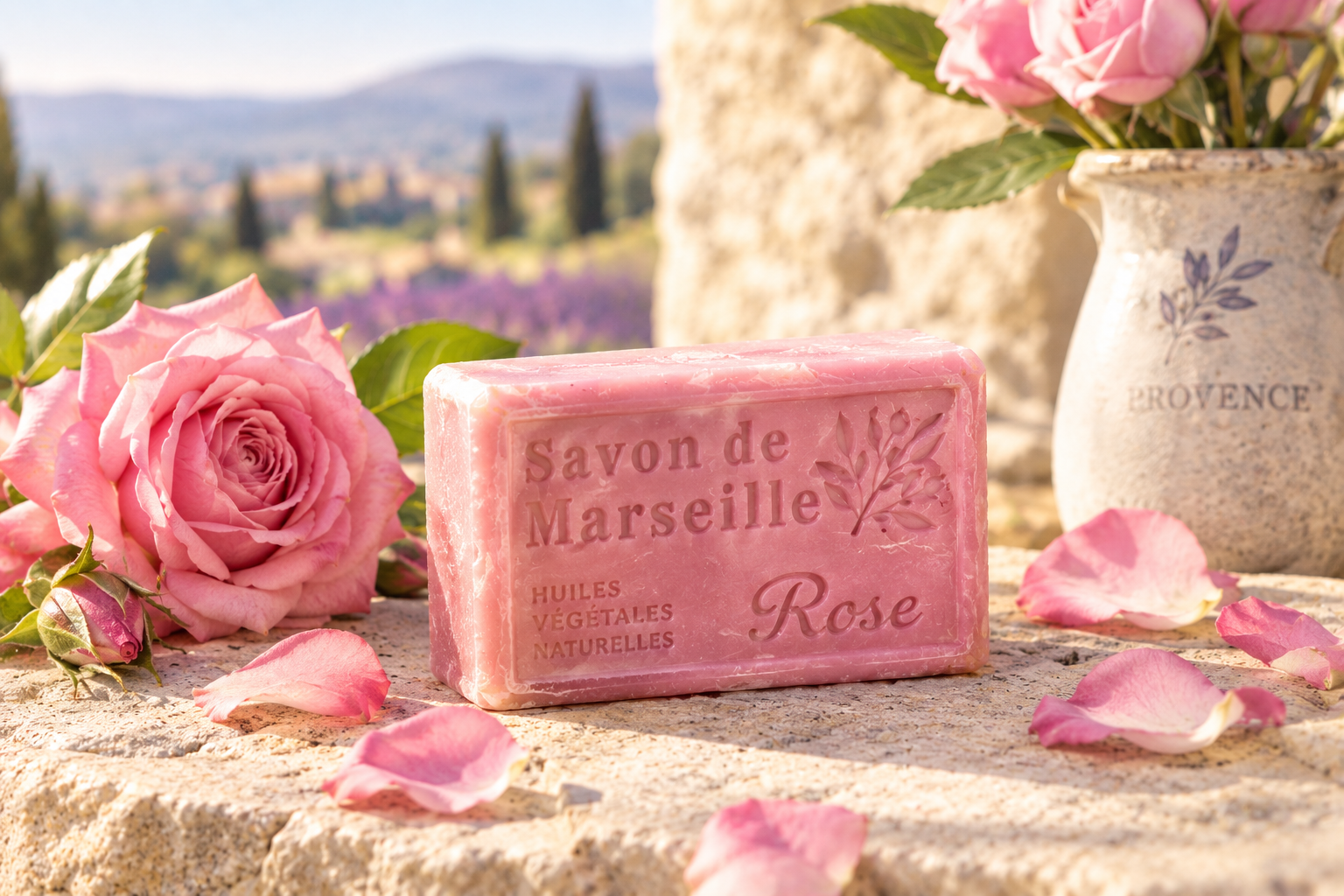 Savon de Marseille Rose 125 g