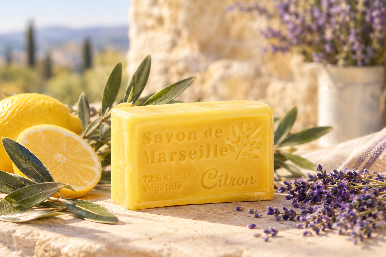 Savon de Marseille Citron 125 g